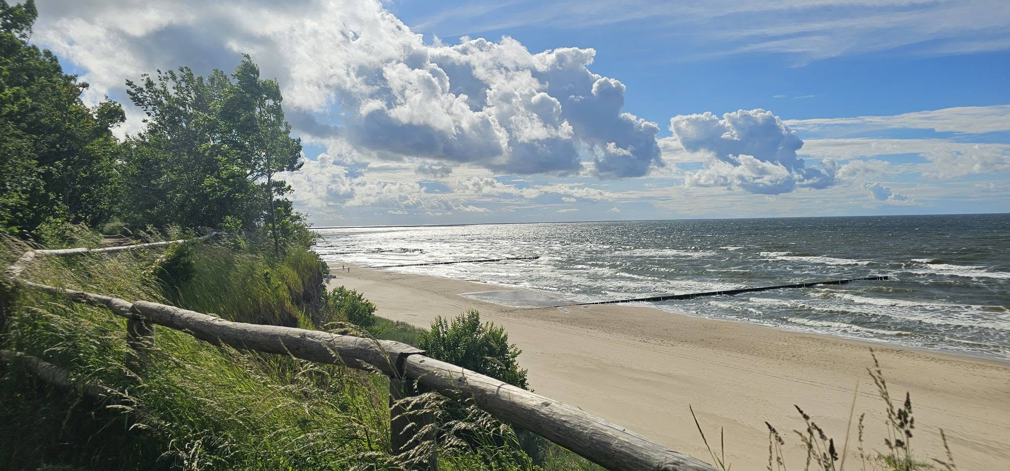 Plaża i Bałtyk w Dziwnowie